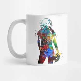 Girl Softball Player Mug